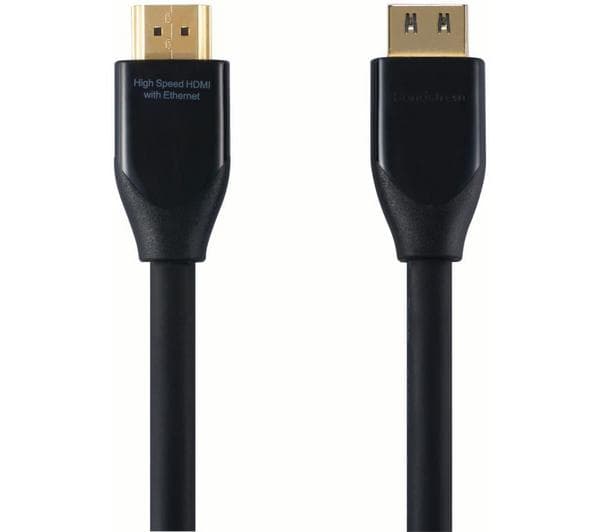 SANDSTROM Black Series S1HDM115 High Speed HDMI Cable with Ethernet - 1 m - Image 1
