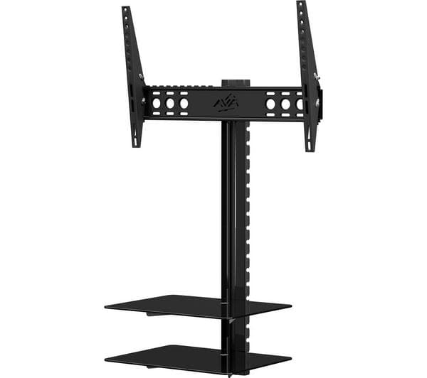 AVF ESL822B 480 mm TV Bracket with AV Shelving for up to 60\" TVs - Black - Image 1