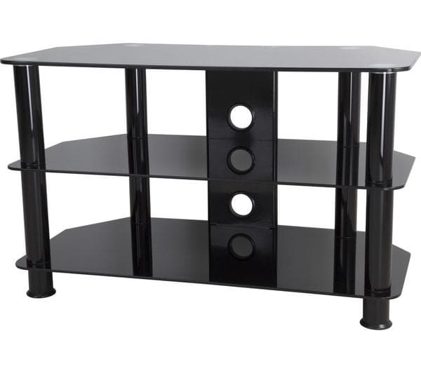 AVF SDC800CMBB 800 mm TV Stand for up to 43\" TVs - Black - Image 1