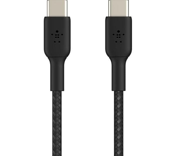 BELKIN Braided USB Type-C to USB Type-C Cable - 1 m, Black - Image 1