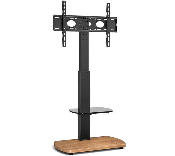 TTAP FS-1-OAK 1232 mm TV Stand with Bracket for 32-55\" TVs - Black & Oak - Image 1