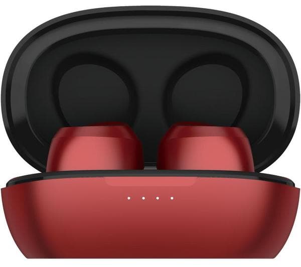 AUSOUNDS AU-Stream Hybrid Wireless Bluetooth Noise-Cancelling Earphones - Red - Image 1