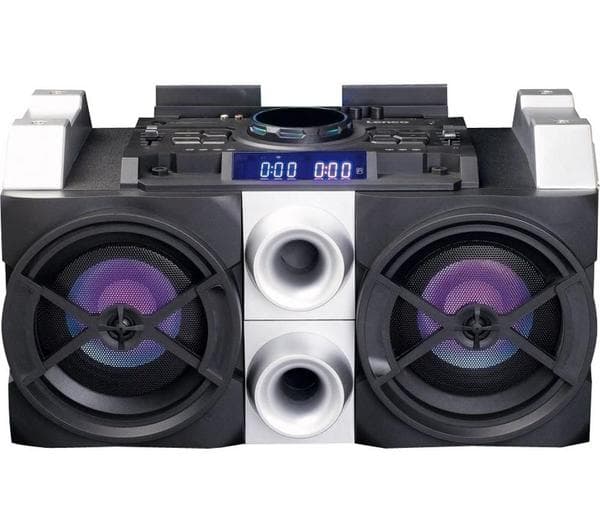 LENCO PMX-150 Megasound Party Speaker - Black & Silver - Image 1