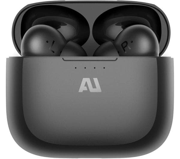 AUSOUNDS AU-Frequency Wireless Bluetooth Noise-Cancelling Earphones - Black - Image 1