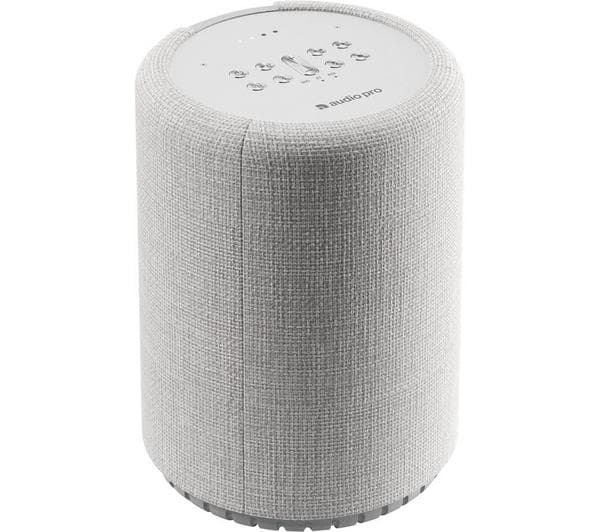 AUDIO PRO G10 Wireless Multi-room Speaker with Google Assistant - Light Grey - Image 1