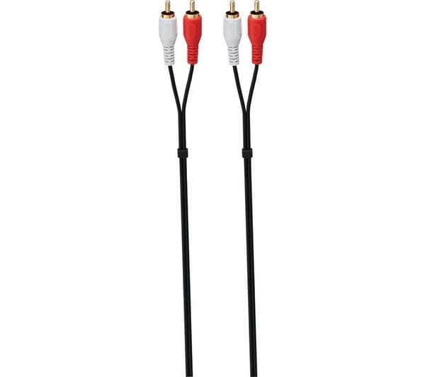 LOGIK L15RCA223 2x RCA Cable - 1.5 m - Image 1