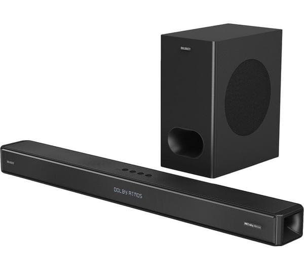 MAJORITY Sierra Plus 2.1.2 Wireless Sound Bar with Dolby Atmos - Black - Image 1