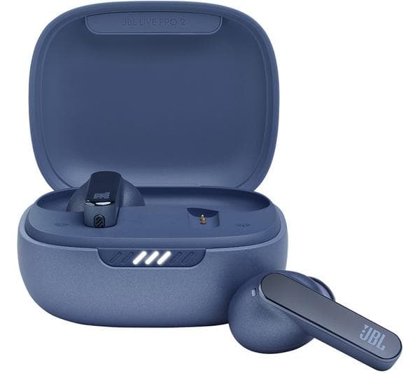 JBL Live Pro 2 TWS Wireless Bluetooth Noise-Cancelling Earbuds - Blue - Image 1