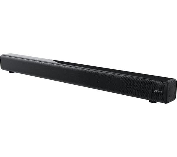 GROOV-E GV-SB02-BK 2.0 Portable Bluetooth Sound Bar - Black - Image 1