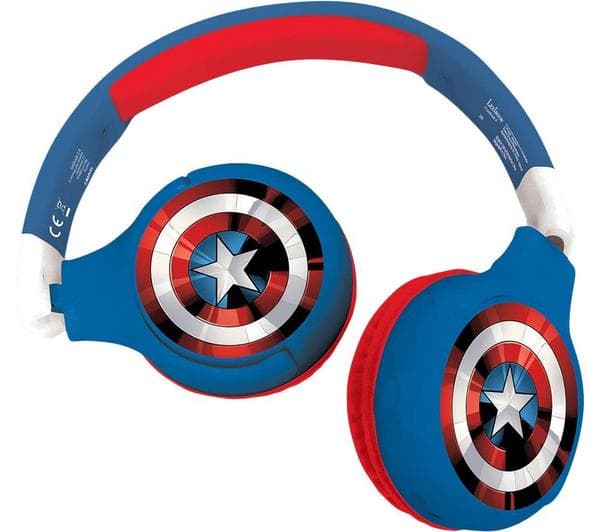 LEXIBOOK HPBT010AV Wireless Bluetooth Kids Headphones - The Avengers - Image 1