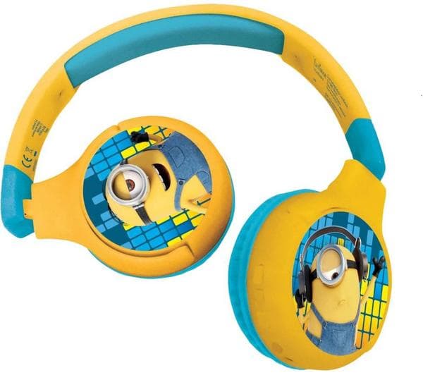 LEXIBOOK HPBT010DES Wireless Bluetooth Kids Headphones - Despicable Me - Image 1