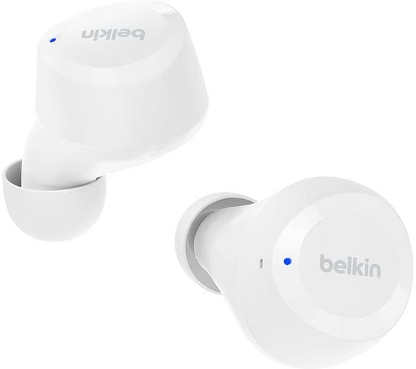 BELKIN SoundForm Bolt Wireless Bluetooth Earbuds - White - Image 1