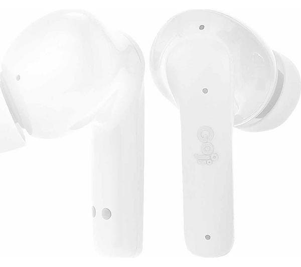 GOJI GKDTWSW24 Wireless Bluetooth Kids' Earbuds - White - Image 1