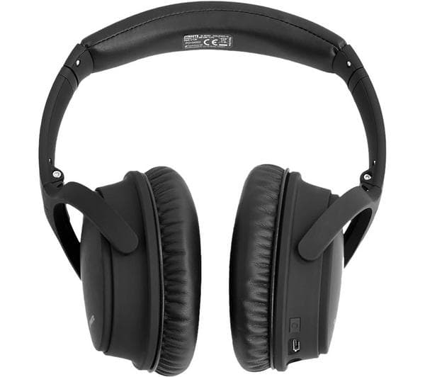 STREETZ HL-BT404 Wireless Bluetooth Noise-Cancelling Headphones - Black - Image 1