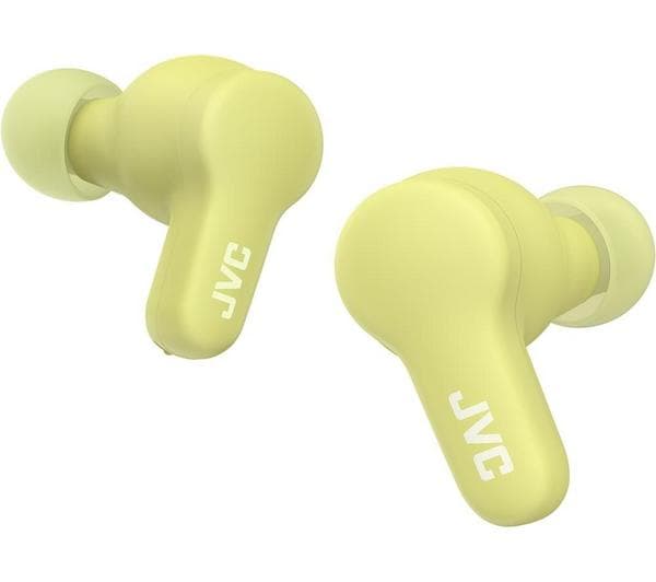 JVC HA A7T2 Wireless Bluetooth Earbuds - Yellow - Image 1