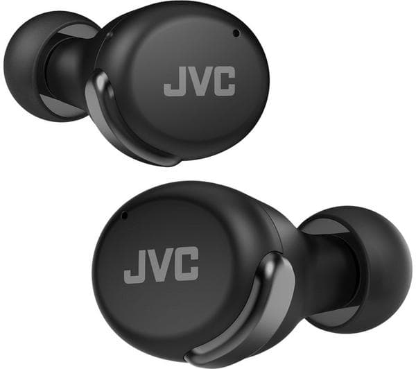JVC HA-A30T Wireless Bluetooth Noise-Cancelling Earbuds - Black - Image 1
