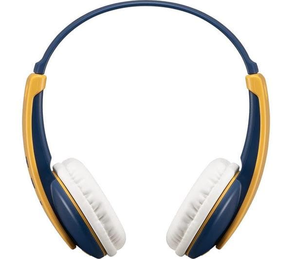 JVC TINYPHONES HA-KD10W Wireless Bluetooth Kids Headphones - Yellow & Blue - Image 1