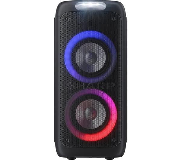 SHARP XParty Street Beat PS-949 Portable Bluetooth Megasound Party Speaker with Microphone - Black - Image 1