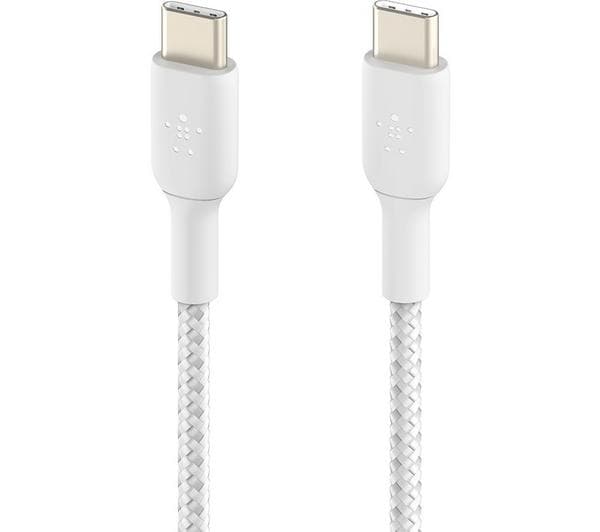 BELKIN Braided USB Type-C Cable - 1 m, White - Image 1