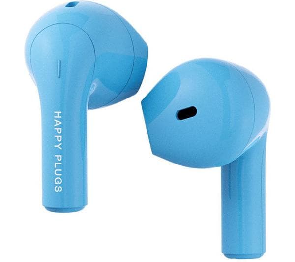 HAPPY PLUGS Joy Wireless Bluetooth Earbuds - Blue - Image 1