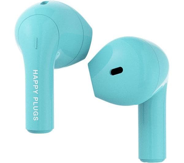 HAPPY PLUGS Joy Wireless Bluetooth Earbuds - Turquoise - Image 1