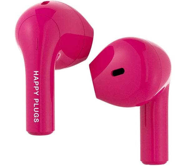 HAPPY PLUGS Joy Wireless Bluetooth Earbuds - Cerise - Image 1