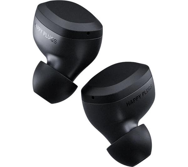 HAPPY PLUGS Adore Wireless Bluetooth Earbuds - Black - Image 1