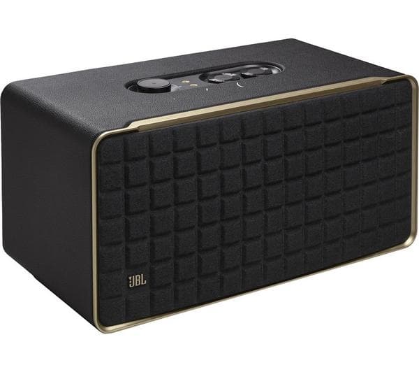JBL Authentics 500 Wireless Multi-room Speaker with Google Assistant & Amazon Alexa - Black - Image 1
