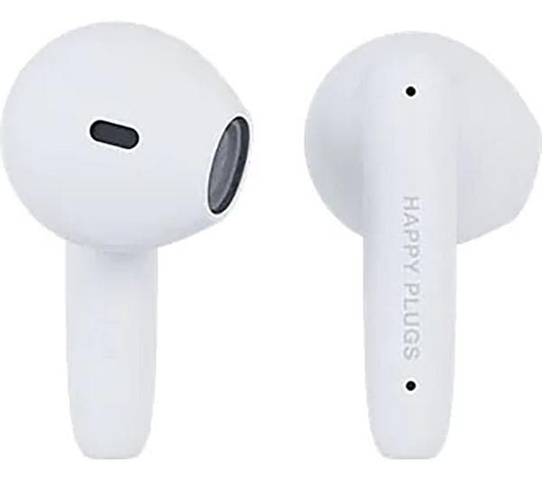 HAPPY PLUGS Joy Lite Wireless Bluetooth Earbuds - White - Image 1