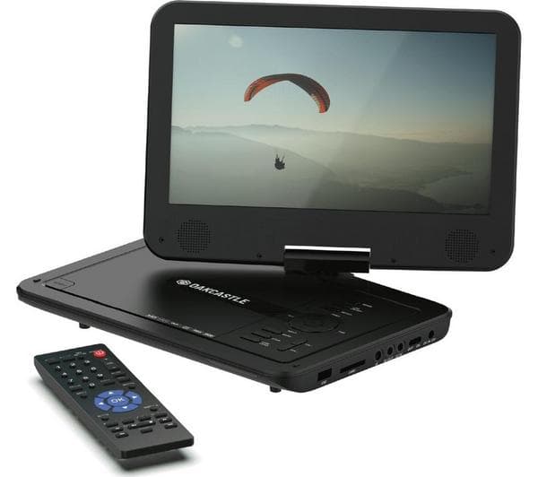 OAKCASTLE DVD175 Portable DVD Player - Black - Image 1