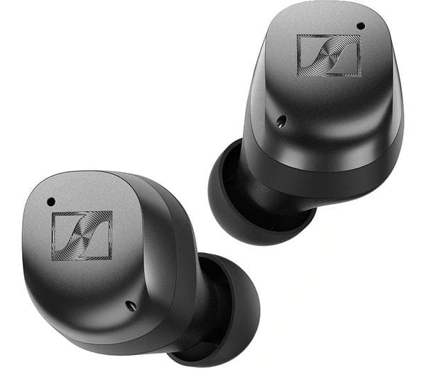 SENNHEISER Momentum MTW4 Wireless Bluetooth Noise-Cancelling Sports Earbuds - Black & Graphite - Image 1