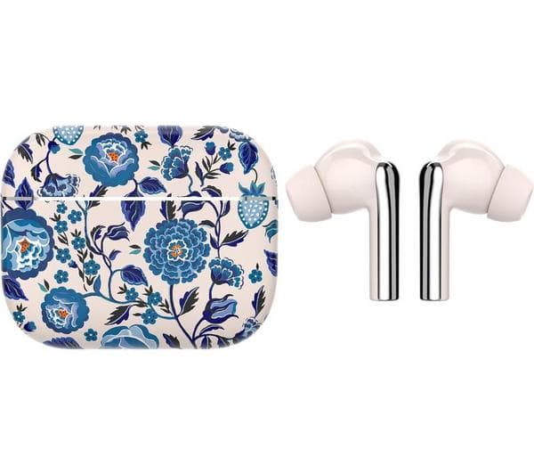 VQ Skylark Wireless Bluetooth Earbuds - Cath Kidston Strawberry Garden Blue - Image 1