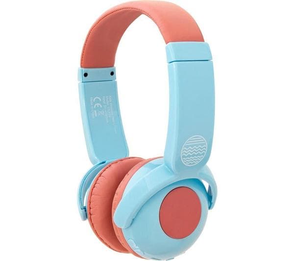OUR PURE PLANET OPP135 Wireless Bluetooth Kids Headphones - Red & Blue - Image 1