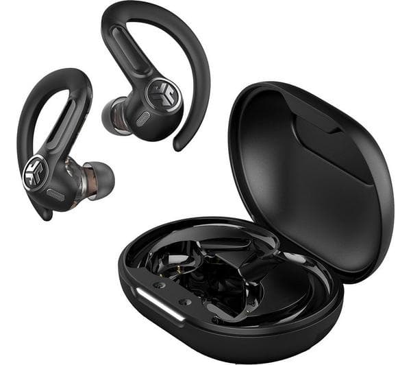 JLAB Epic Air Sport ANC 3 Wireless Bluetooth Noise-Cancelling Earbuds - Black - Image 1
