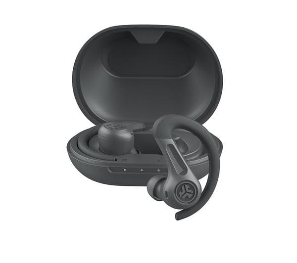JLAB Jbuds Air Sport ANC 4 Wireless Bluetooth Noise-Cancelling Sports Earbuds - Black - Image 1