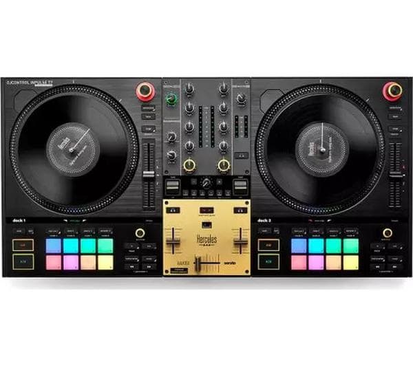 HERCULES DJ Control Inpulse T7 Audio Controller Special Edition UK - Black & Gold - Image 1