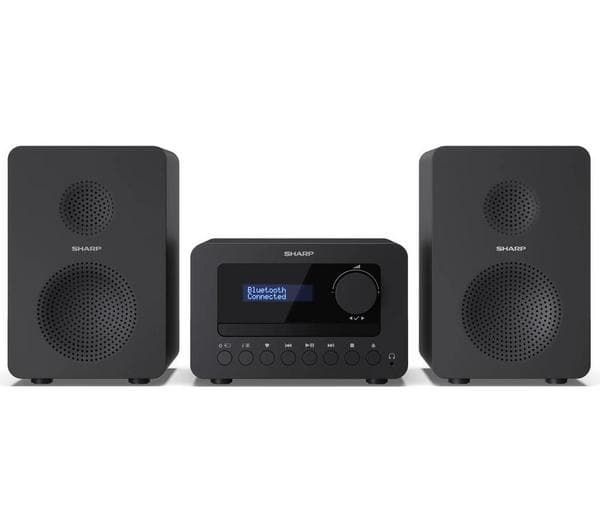 SHARP Tokyo XL-B514 Bluetooth Hi-Fi Micro System – Black - Image 1