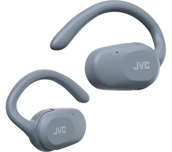 JVC Nearphones HA-NP40T-A-U Wireless Bluetooth Sports Earbuds - Blue - Image 1