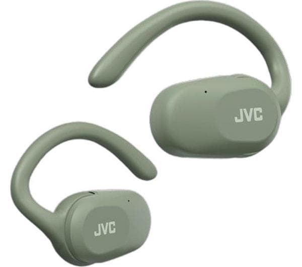 JVC Nearphone HA-NP40T-G-U Wireless Open Ear Buds - Green - Image 1