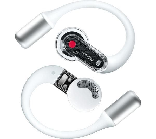 NOTHING Ear (open) Wireless Bluetooth Noise-Cancelling Earbuds - White - Image 1