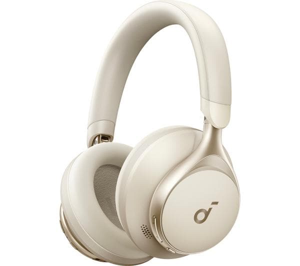 SOUNDCORE Space One Wireless Bluetooth Noise-Cancelling Headphones - Cream - Image 1