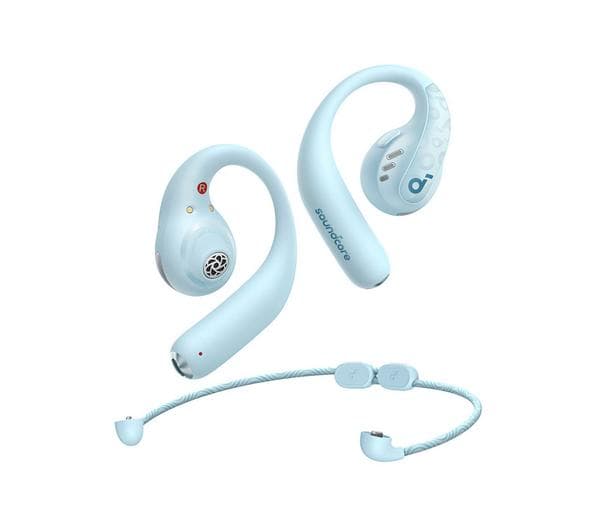 SOUNDCORE AeroFit Pro Open-Ear Wireless Bluetooth Earbuds - Aqua Blue - Image 1