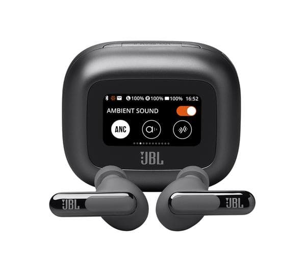 JBL Live Beam 3 Wireless Bluetooth Noise-Cancelling Earbuds - Black - Image 1