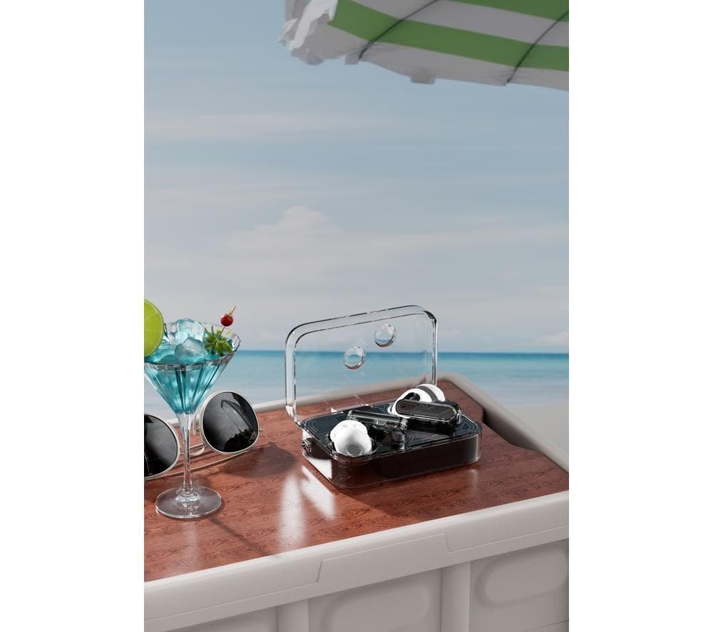 STREETZ T250 Wireless Bluetooth Earbuds - Transparent - Image 1