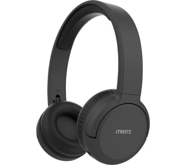 STREETZ BT210 Wireless Bluetooth Headphones - Black - Image 1