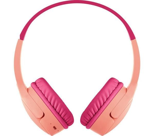 BELKIN SoundForm Mini AUD002BTPKV3 Wireless Bluetooth Kids Headphones - Pink - Image 1
