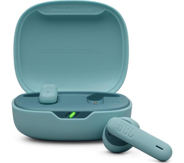 JBL Wave Flex 2 Wireless Bluetooth Earbuds - Blue - Image 1