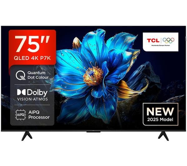 TCL 75P7K 75\" Smart 4K Ultra HD HDR QLED TV - Image 1