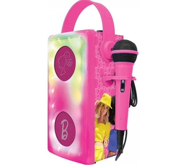 LEXIBOOK BTP185BBZ Portable Bluetooth Speaker - Barbie - Image 1