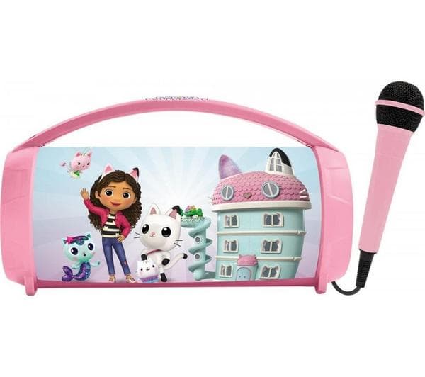 LEXIBOOK BTP585GDHZ Portable Bluetooth Speaker - Gabby's Dollhouse - Image 1